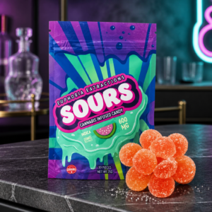 Euphoria Extraction Indica/Sativa Sour Gummies 600mg