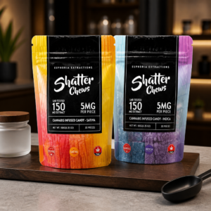 Euphoria Extracts Shatter Chews - 150mg (Indica or Sativa)