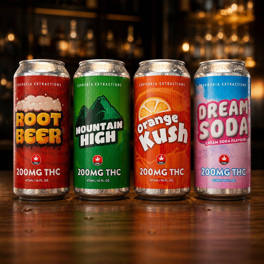 Euphoria Shatter Pop 200mg THC Infused Drinks